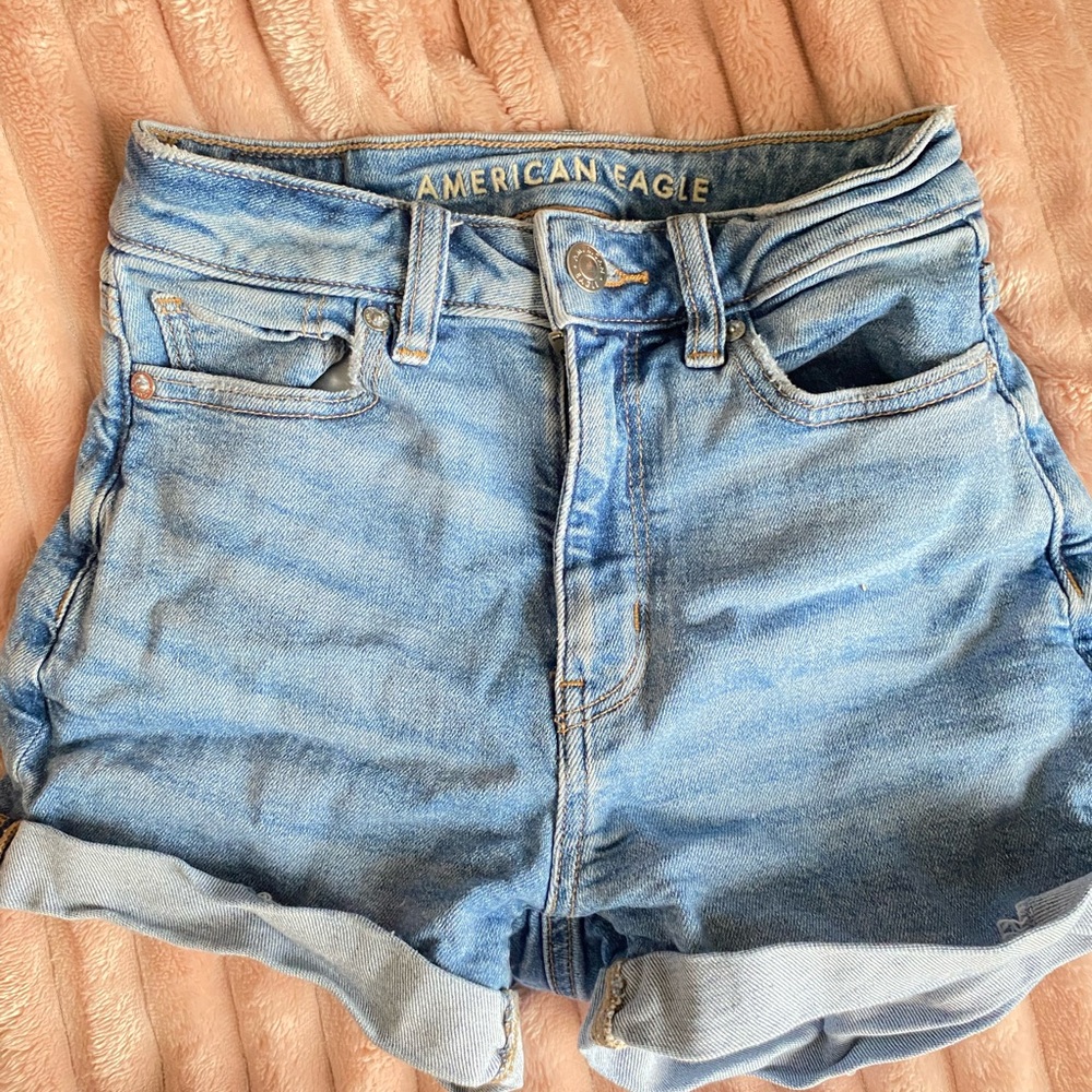 Blue mom jeans